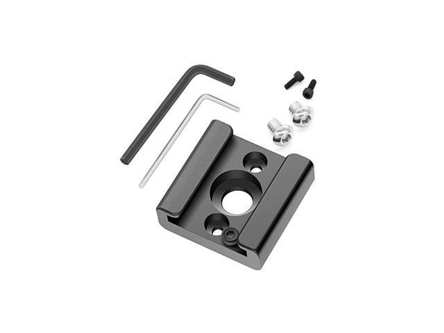 Shoe Mount Adapter Shoe Bracket Standard Shoe Type with 14 Thread Hole for Camera DSLR Flash Led Light Monitor Video and More