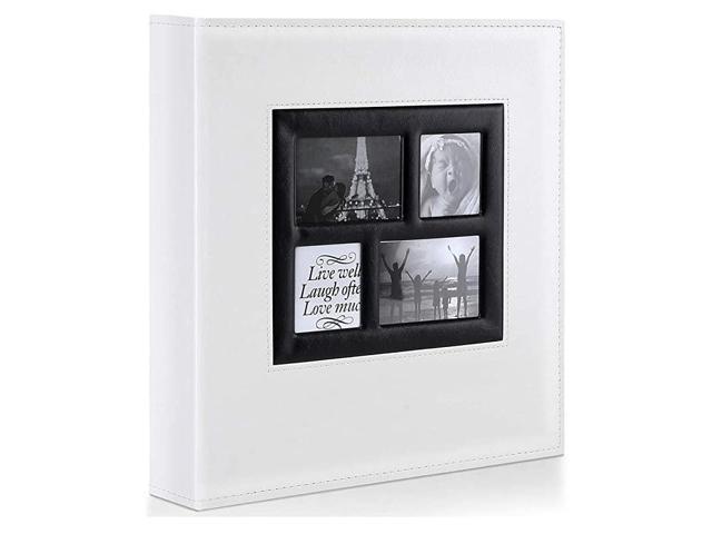 Photo Album 4x6 1000 Pockets Photos Extra Large Capacity Family Wedding Picture Albums Holds 1000 Horizontal and Vertical Photos White