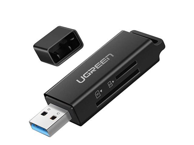 SD Card Reader Portable USB 30 Dual Slot Flash Memory Card Adapter Hub for TF SD Micro SD SDXC SDHC MMC RSMMC Micro SDXC Micro SDHC UHSI for Mac