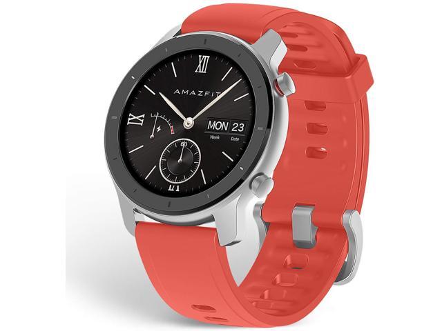 Amazfit GTR Smartwatch Classic Design 24/7 Heart Rate Monitor Music Control GPS+GLONASS Enabled 10-Day Battery Life 12-Sport Modes Water