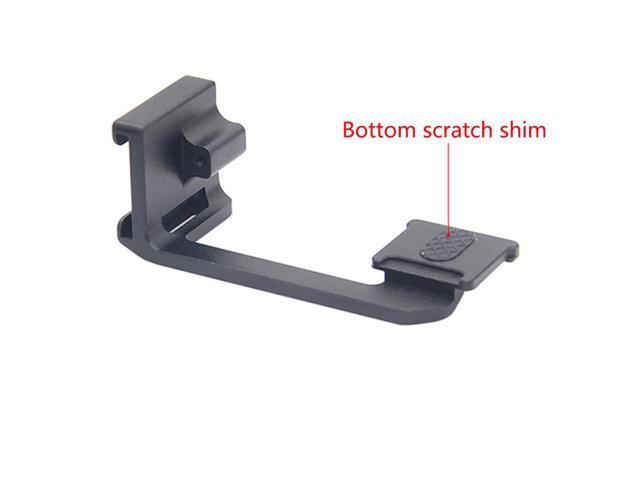 Aluminum Alloy Microphone Attach DSLR Plate Camera Vlog Anti Scratch Left Side Cold Shoe Adapter Extension For Sony A6000 A6300