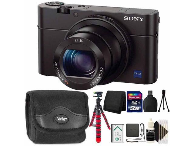Sony Cyber-shot DSC-RX100 III 201MP Built-In Wi-Fi Digital Camera with 32GB Accessory Kit