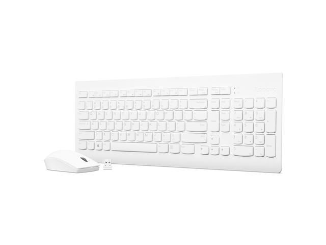 Lenovo 510 Wireless Combo Keyboard & Mouse (White) - US English