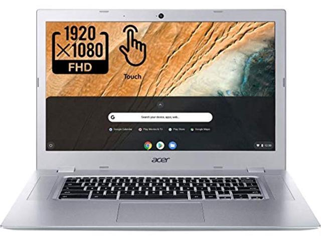 Acer Chromebook 315-2HT Touchscreen Laptop in Silver AMD A4 up to 25GHz 4GB RAM 32GB eMMC 156in Full HD Touch LCD Web Cam Chrome OS Gigabit WiFi