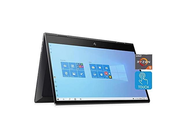 HP Envy X360 156' Touchscreen Full HD IPS 2-in-1 Laptop AMD Ryzen 5 4500U Wi-Fi 6 HD Webcam Backlit Keyboard Fingerprint Reader USB-C HDMI