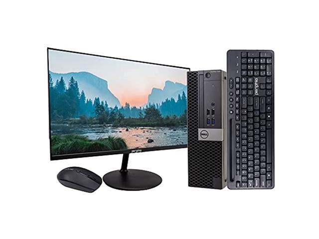 Dell Business Desktop Optiplex 7040 Computer Intel Core i7 Quad Core 16GB RAM 500GB SSD DVD Wi-Fi Windows 10 Pro Periphio Wireless Keyboard