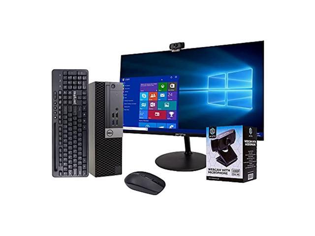 Dell Business Desktop Optiplex 7040 Computer Intel Core i7 Quad Core 8GB RAM 240GB SSD DVD Wi-Fi Windows 10 Pro Periphio Wireless Keyboard