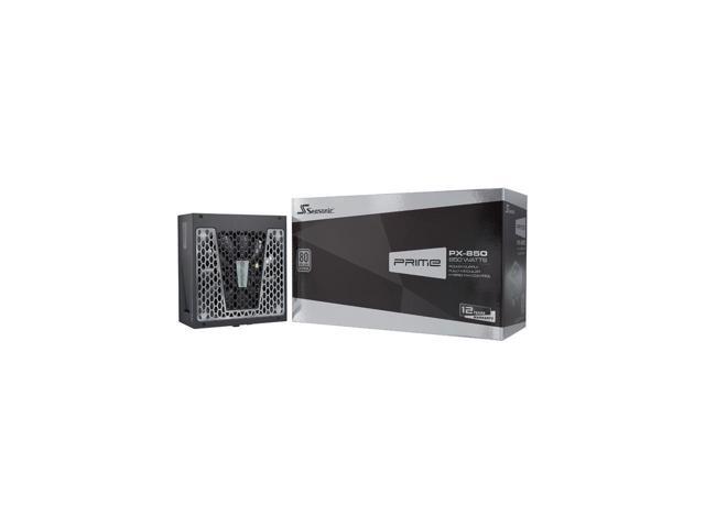 Seasonic PRIME PX-850 850W 80+ Platinum Full Modular Fan Control in Fanless Silent and Cooling Mode Perfect Power Supply for Gaming and
