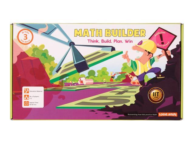 Math Builder Number Scrabble Junior Board Game With Equations and Arithmetic Skills Stem Toy Math Manipulative