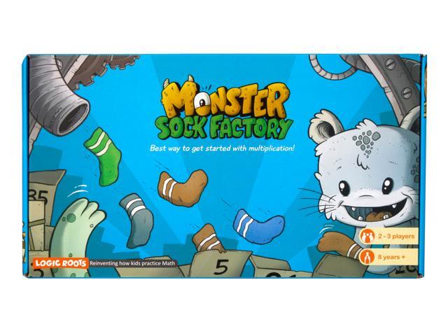 LogicRoots Monster Sock Factory First Step To Multiplication Stem Toy Math Manipulative