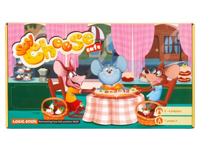 SAY CHEESE - Math Board Game for Kids to master Multiplication Tables best Summer STEM Gift for boys and girls