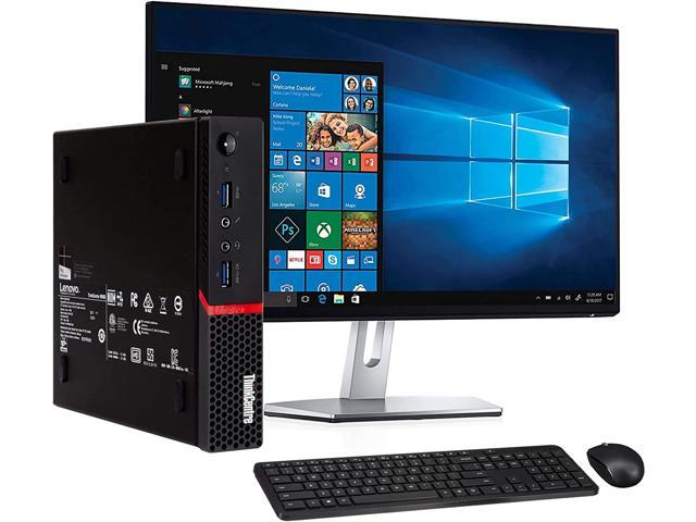 Lenovo M900 Tiny Computer Micro Tower PC Intel Core i5 6400T Processor 16GB DDR4 Ram 512GB M2 SSD BTO Wireless Keyboard & Mouse Wifi
