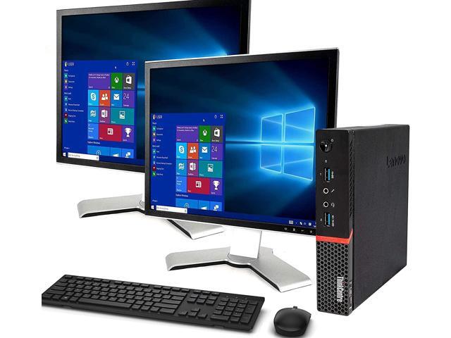 Lenovo M900 Tiny Computer Micro Tower PC Intel Core i5 6400T Processor 16GB DDR4 Ram 512GB M2 SSD BTO Wireless Keyboard & Mouse Wifi