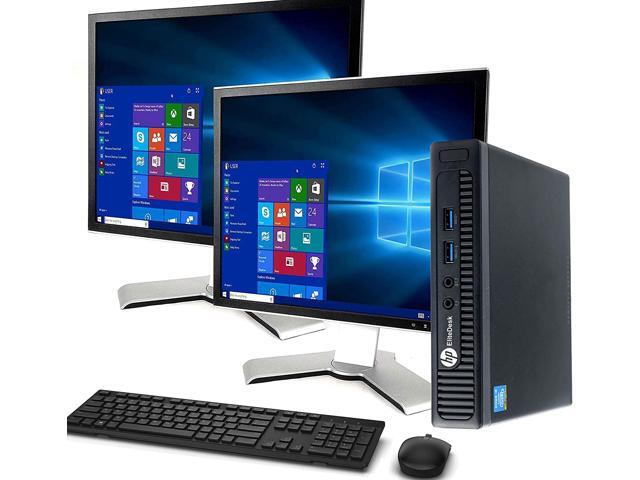 HP EliteDesk 800 G1 Tiny Computer Micro Tower PC Intel Core i5 Processor 16GB Ram 250GB SSD BTO Wireless Keyboard & Mouse Wifi Bluetooth