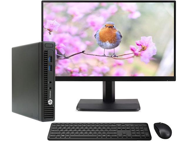 HP EliteDesk 800 G1 Tiny Computer Micro Tower PC Intel Core i5 Processor 16GB Ram 250GB SSD BTO Wireless Keyboard & Mouse Wifi Bluetooth