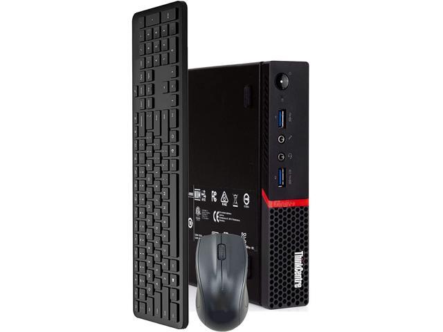 Lenovo M900 Tiny Computer Micro Tower PC Intel Core i5 6400T Processor 16GB DDR4 Ram 512GB M2 SSD BTO Wireless Keyboard & Mouse Wifi