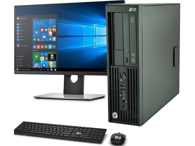 HP ProDesk Z230 SFF Computer Desktop PC Intel Core i5 32GHz Processor 8GB Ram 128GB M2 SSD 500GB HDD BTO Wireless Keyboard & Mouse Wifi