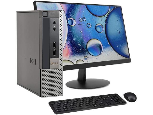 Recertified - Dell OptiPlex 990 Ultra Small USFF Computer PC (Intel Core i5 8GB Ram 128GB SSD 500GB HDD Wireless Keyboard & Mouse Wifi & 