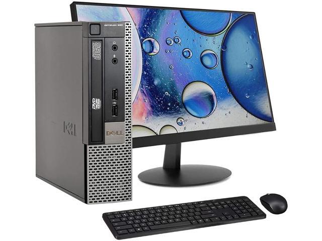 Recertified - Dell OptiPlex 990 Ultra Small USFF Computer PC (Intel Core i5 Processor 8GB Ram 500GB Hard Drive Wireless Keyboard & Mouse Wifi & 