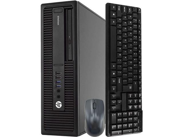 Recertified - HP ProDesk 800 G2 SFF Computer Desktop PC Intel Core i5 32GHz Processor 8GB Ram 128GB M2 SSD 500GB HDD Wireless Keyboard & 