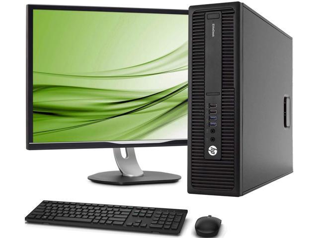 Recertified - HP 800 G2 SFF Computer Desktop PC Intel Core i5-6500 32GHz Processor 8GB Ram 128GB M2 SSD 1TB HDD Wireless Keyboard & Mouse