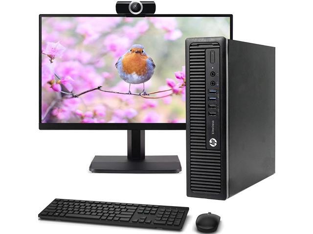 Recertified - HP 800 G1 USFF Computer Desktop PC Intel Core i5 32GHz Processor 8GB Ram 500GB Hard Drive Wifi Bluetooth 1080p WebCam