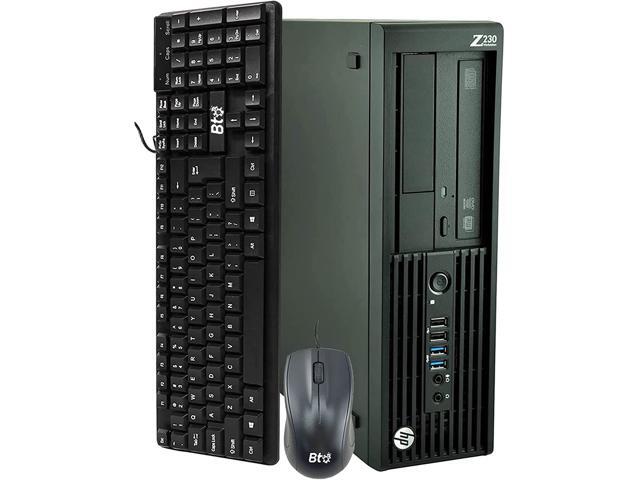 Recertified - HP Z230 Small Form Computer Tower PC Intel Core i5 32GHz Processor 8GB Ram 128GB M2 SSD 2TB HDD WiFi Bluetooth HDMI AMD