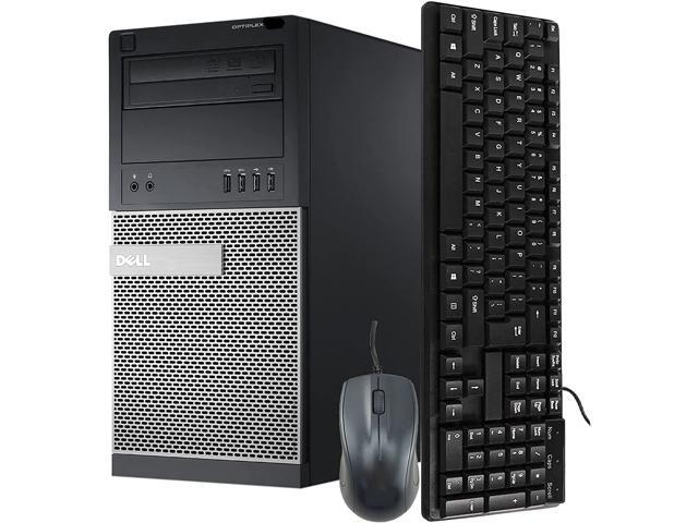 Recertified - Dell OptiPlex Tower Computer Desktop PC Intel Core i5 32GHz Processor 8GB Ram 128GB M2 SSD + 1TB Hard Drive WiFi & Bluetooth