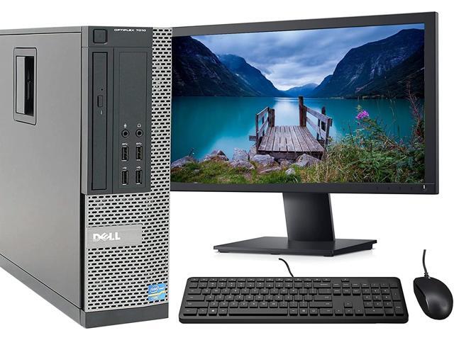 Dell OptiPlex 7010 SFF Computer Desktop PC Intel Core i7 340GHZ Processor 8GB Ram 128GB M2 SSD Drive + 1TB HDD WiFi and Bluetooth Keyboard