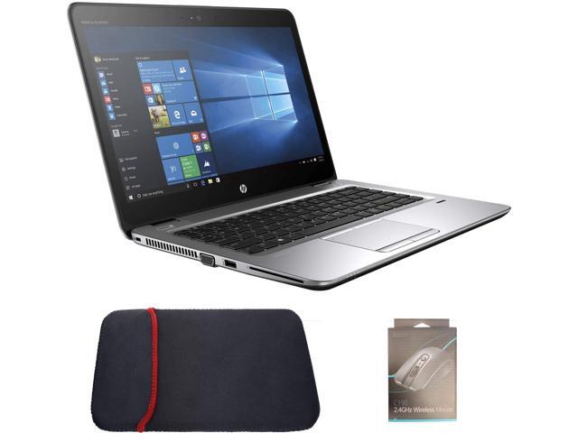 HP Elitebook 840 G3 FHD Laptop Computer PC Intel i5 6300U 24GHz Processor 8GB DDR4 Ram 256 GB M2 SSD WiFi & Bluetooth Webcam Wireless Mouse