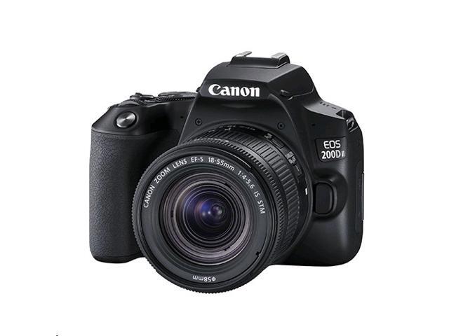 Canon EOS 200D MK II Kit [18-55 STM] DSLR Camera Wi-Fi & NFC Enabled International version - Black