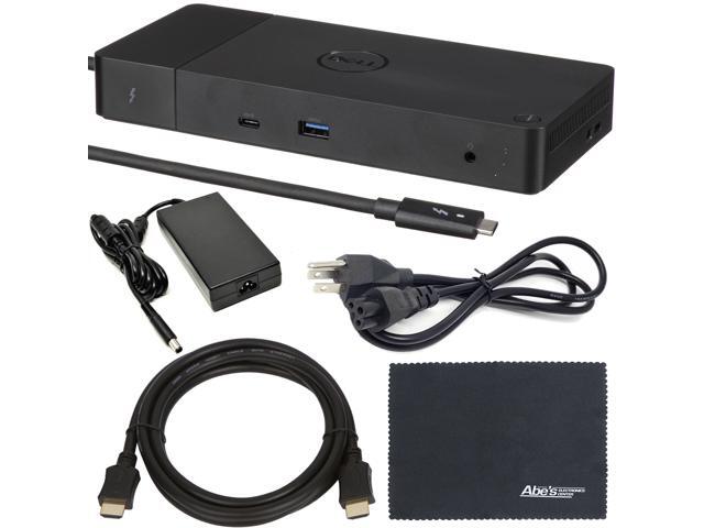 Dell WD19TB Thunderbolt Docking Station with 180W AC Power Adapter (130W Power Delivery) + AOM Starter Bundle