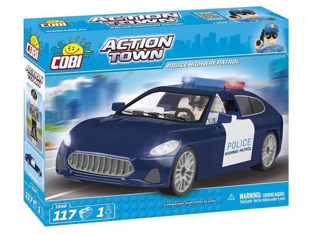 COBI Action Town Police Patrol Car Building Block Set # 1548
