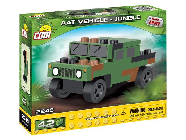 COBI Small Army Nano Series AAT Jungle Humvee Military Building Block Set # 2245