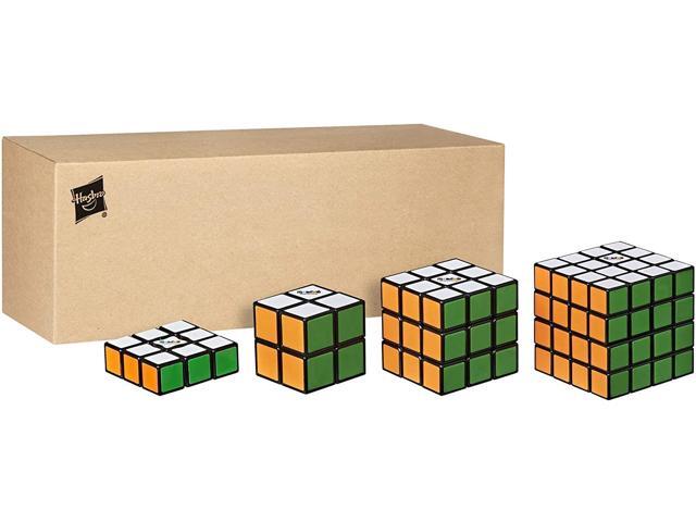 Hasbro Games Rubik's Solve The Cube Bundle 4 Pack Original Rubik's Products Toy for for Kids Ages 8 and Up