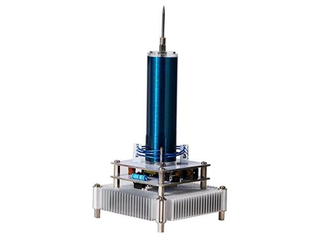 joytech music tesla coil acrylic base shell arc plasma loudspeaker wireless transmission experiment desktop toy model (ys03)