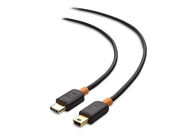 cable matters usb c to mini usb cable (mini usb to usb-c cable) 66 feet in black