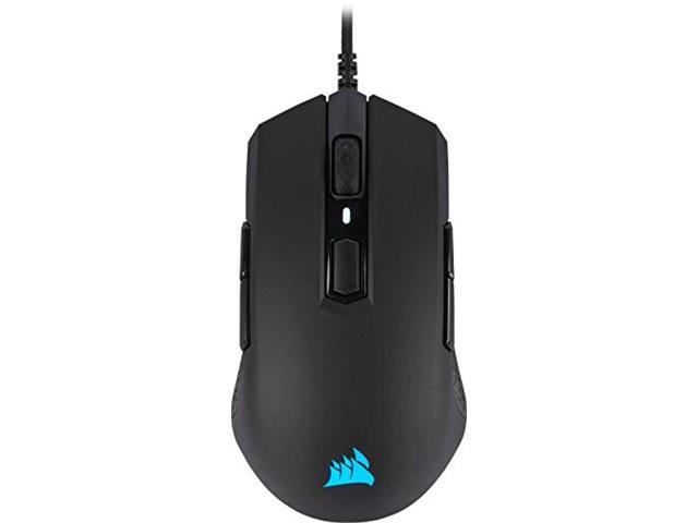 corsair m55 rgb pro ambidextrous multi-grip optical gaming mouse (12400 dpi optical sensor lightweight 8 programmable button