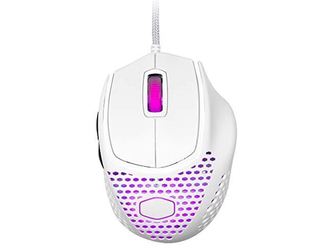 cooler master mm720 rgb-led claw grip wired gaming mouse - ultra lightweight 49g honeycomb shell 16000 dpi optical sensor 70