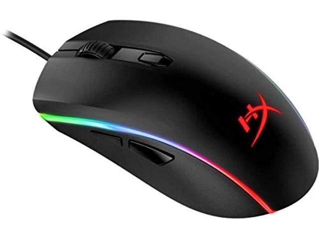 hyperx pulsefire surge - rgb wired optical gaming mouse pixart 3389 sensor up to 16000 dpi ergonomic 6 programmable buttons