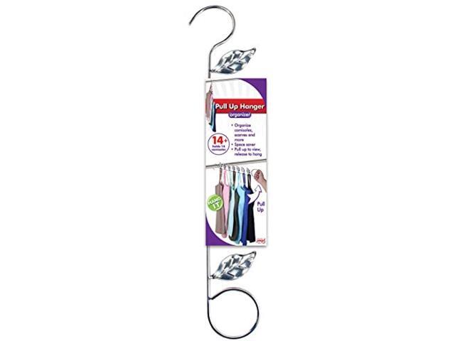 jokari multi hook hanger best for space saving multi use clothes organizer see clothing at a glance with pull up design save