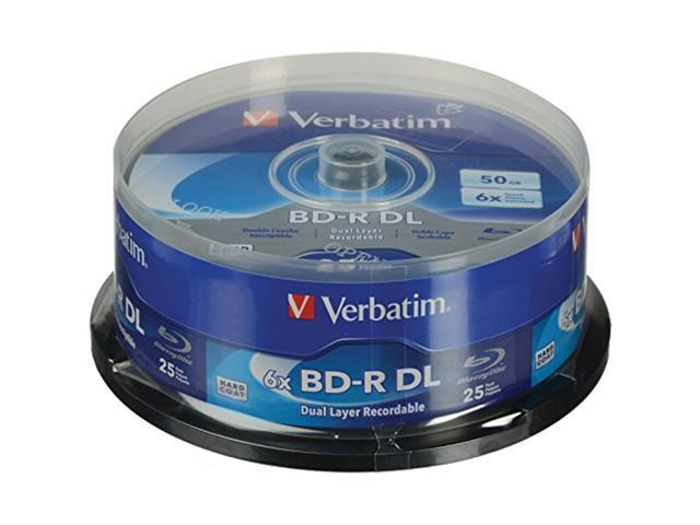 verbatim 98356 bd r dl 50gb 6x 25pk spindle