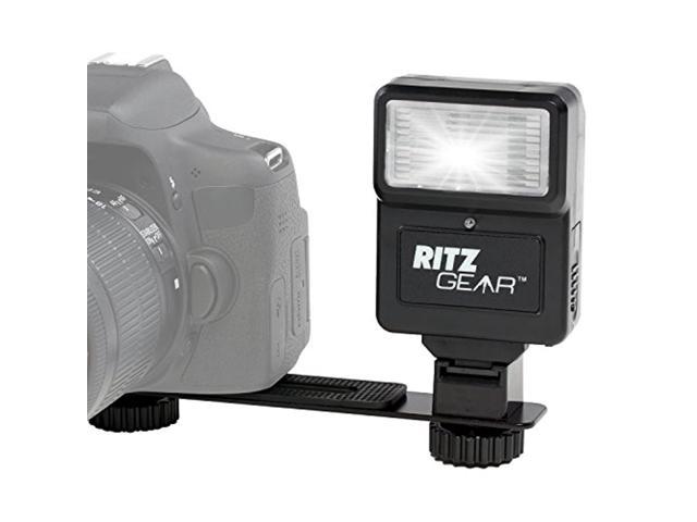 Ritz Gear Digital Camera Flash with Bracket for DSLR, SLR, and Mirrorless Cameras (B07F2PR3Z6)