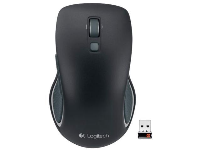 logitech m560 wireless mouse hyper-fast scrolling full-size ergonomic design for right or left hand use microsoft windows sh