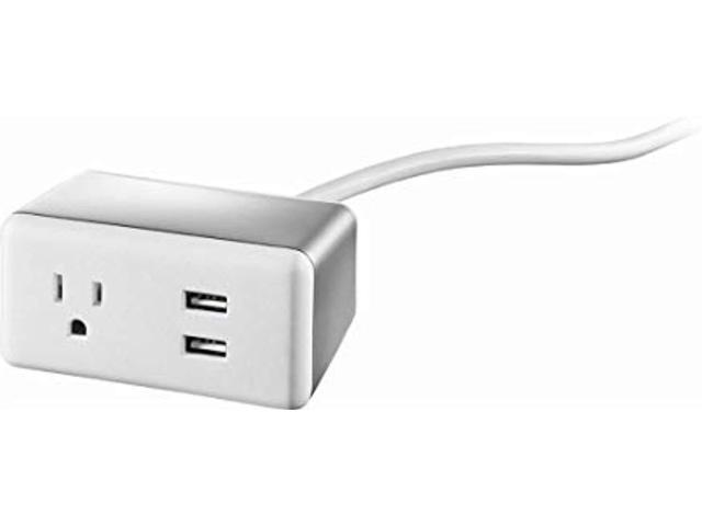 insignia 1-outlet/2-usb ports surge protector ns-pdsu128