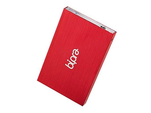 bipra b:drive b3 500gb usb 30 25 inch fat32 portable external hard drive - red
