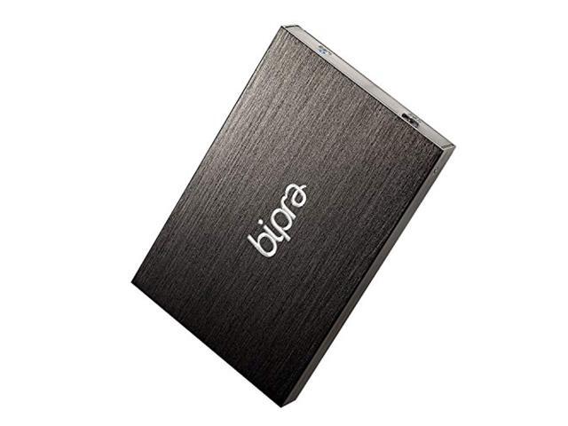bipra 80gb 80 gb usb 30 25 inch fat32 portable external hard drive - black