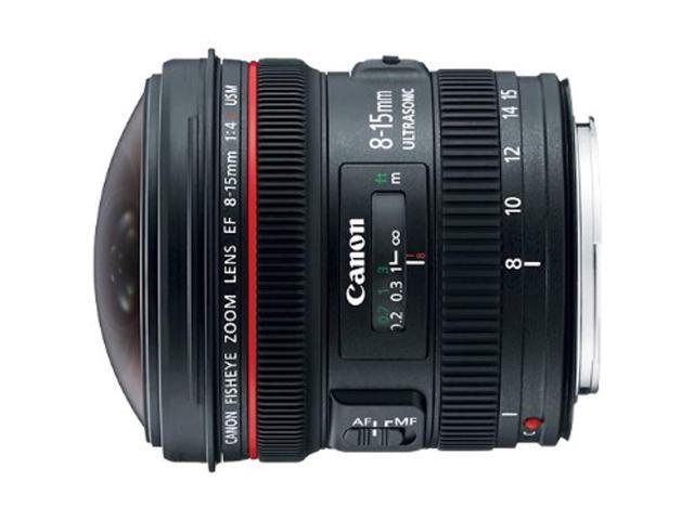 Canon EF 8-15mm f/4L Fisheye USM Ultra-Wide Zoom Lens for Canon EOS SLR Cameras