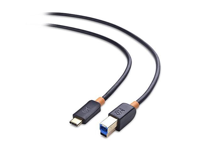 cable matters type-c usb 31 type b cable (usb-c/usb c usb b 30 / type-c usb 31 to usb b) in black 66 feet
