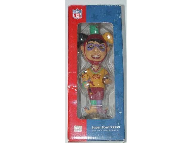 super bowl xxxvi part 1 of 2 bobble head set mardigras theme super bowl bobble head